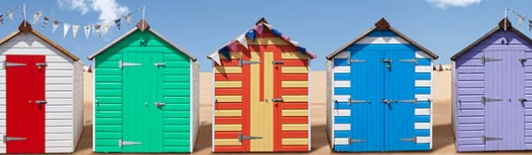 beach huts