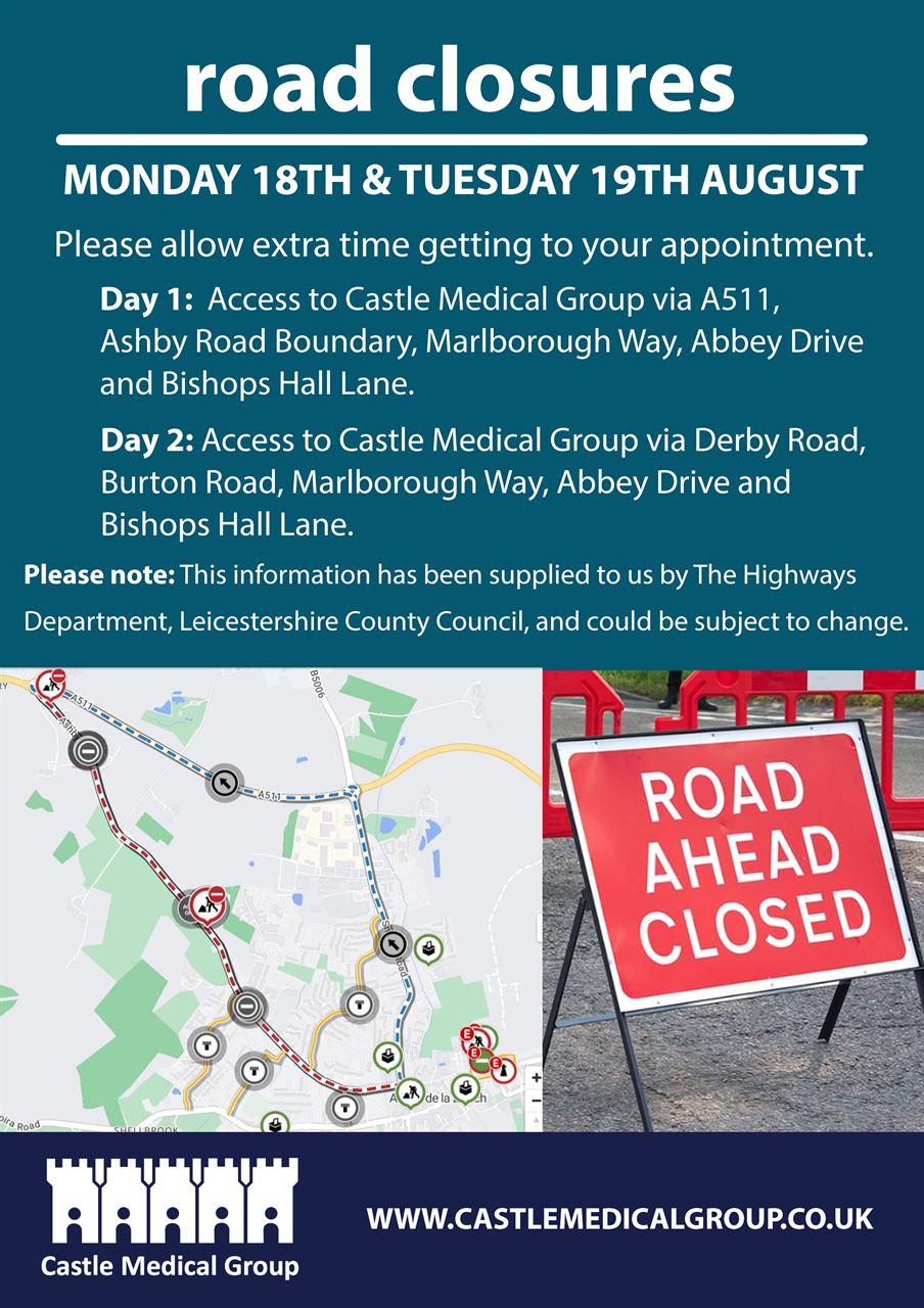 road closures in ashby